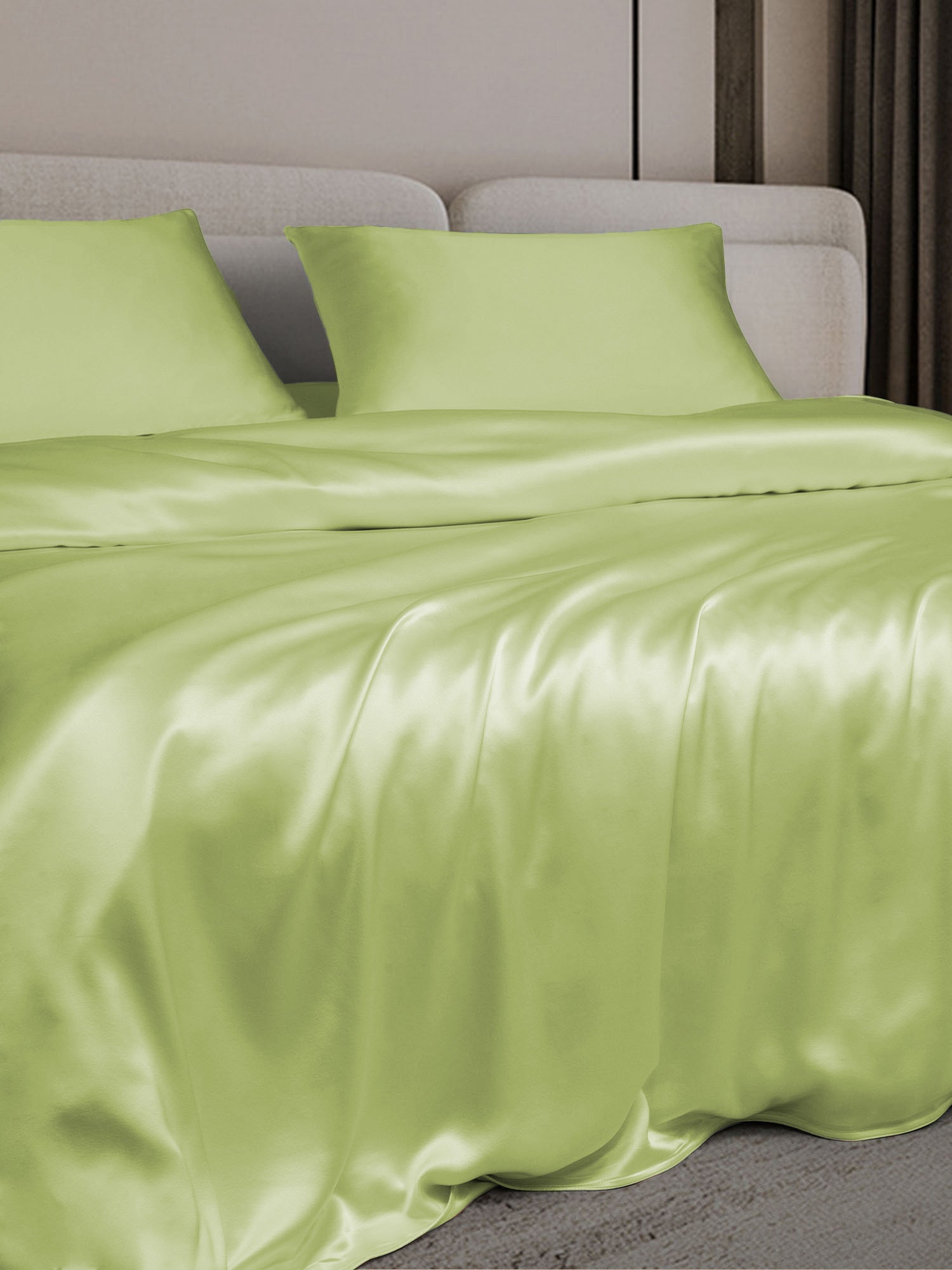 [Mint Green] SilkSilky-UK 19Momme Bed Linen Set 003