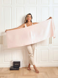 SilkSilky UK Pure Silk Scarf Pink 002