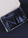 SilkSilky UK 30Momme Pure Silk Pillowcase DarkBlue 006