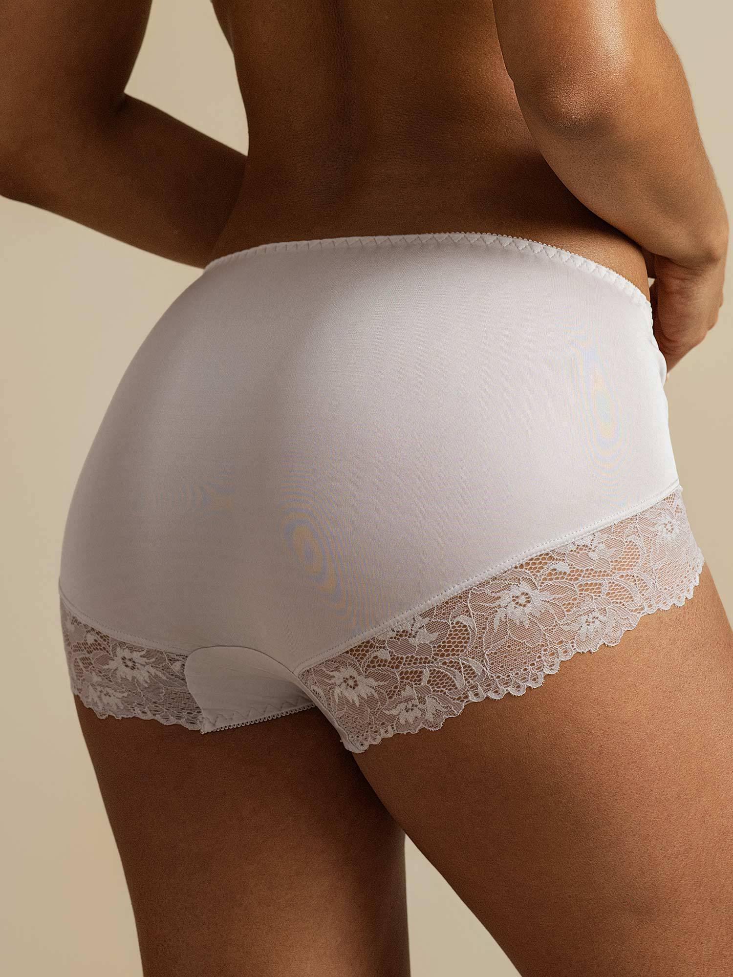 [Gray] SilkSilky-UK Pure Silk Panty 007,