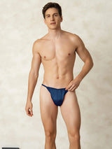 [Dark Blue] SilkSilky-UK Pure Silk Men's Underwear 004