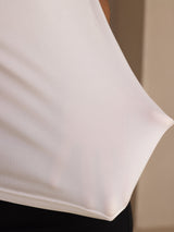 [White] SilkSilky-UK Half Sleeve Women's T-Shirt 004