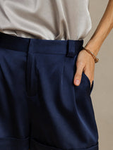 [Dark Blue] SilkSilky-UK Women's Shorts 004