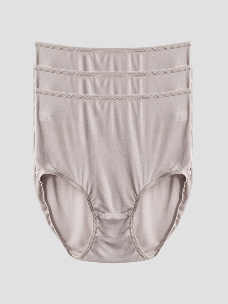[Gray] SilkSilky-UK Silk Knitted Panty 002