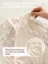 [Beige] SilkSilky-UK Silk Knitted Panty 005