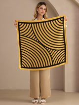 [Yellow Arcs] SilkSilky-UK Scarf 004