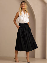 [Black] SilkSilky-UK Skirt 003