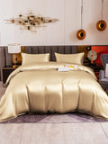 SilkSilky UK 19Momme Pure Silk Bedding Set Beige 005