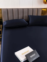 [Dark Blue] SilkSilky-UK 19Momme Bed Linen Set 005