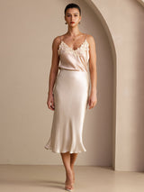 [Beige] SilkSilky-UK Skirt 005