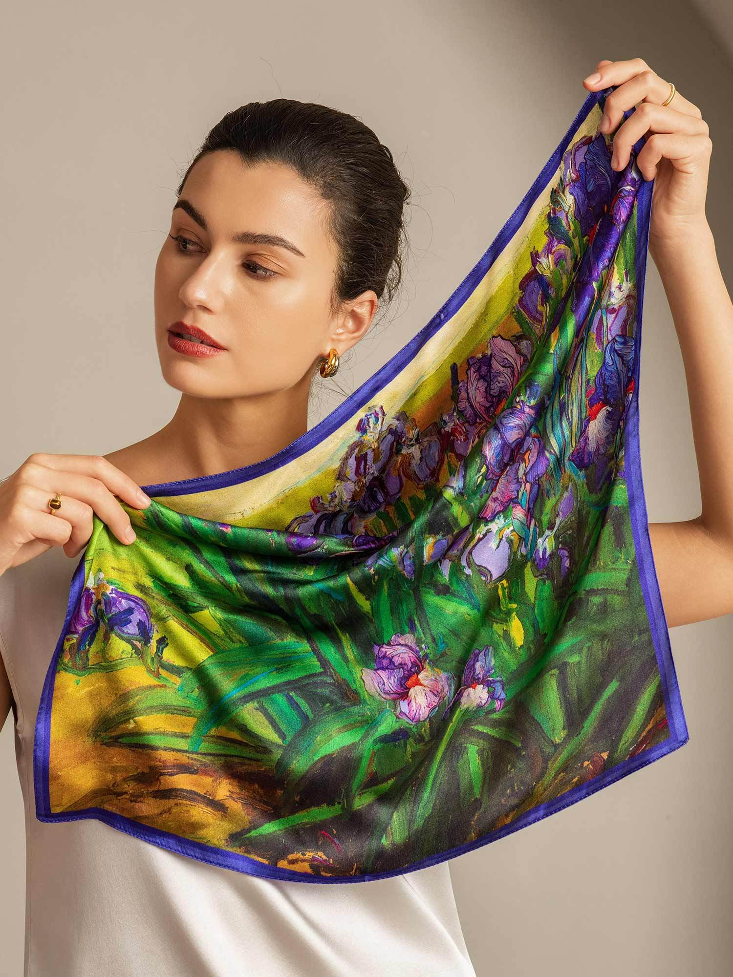 [P094] SilkSilky-UK Pure Silk Scarf 007