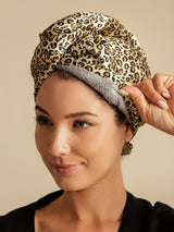 [Leopard] SilkSilky-UK Hair Towel Wrap 003