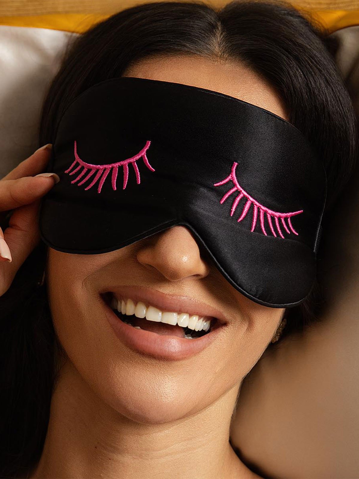 [PinkEyelashes] SilkSilky-UK Pure Silk Eye Mask 001