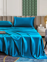 [Teal] SilkSilky-UK 25Momme Bed Linen Set 006