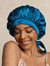 [Teal] SilkSilky-UK Sleep Cap 003