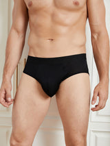 [Black] SilkSilky-UK 100% Silk Jersey Men's Underwear 004