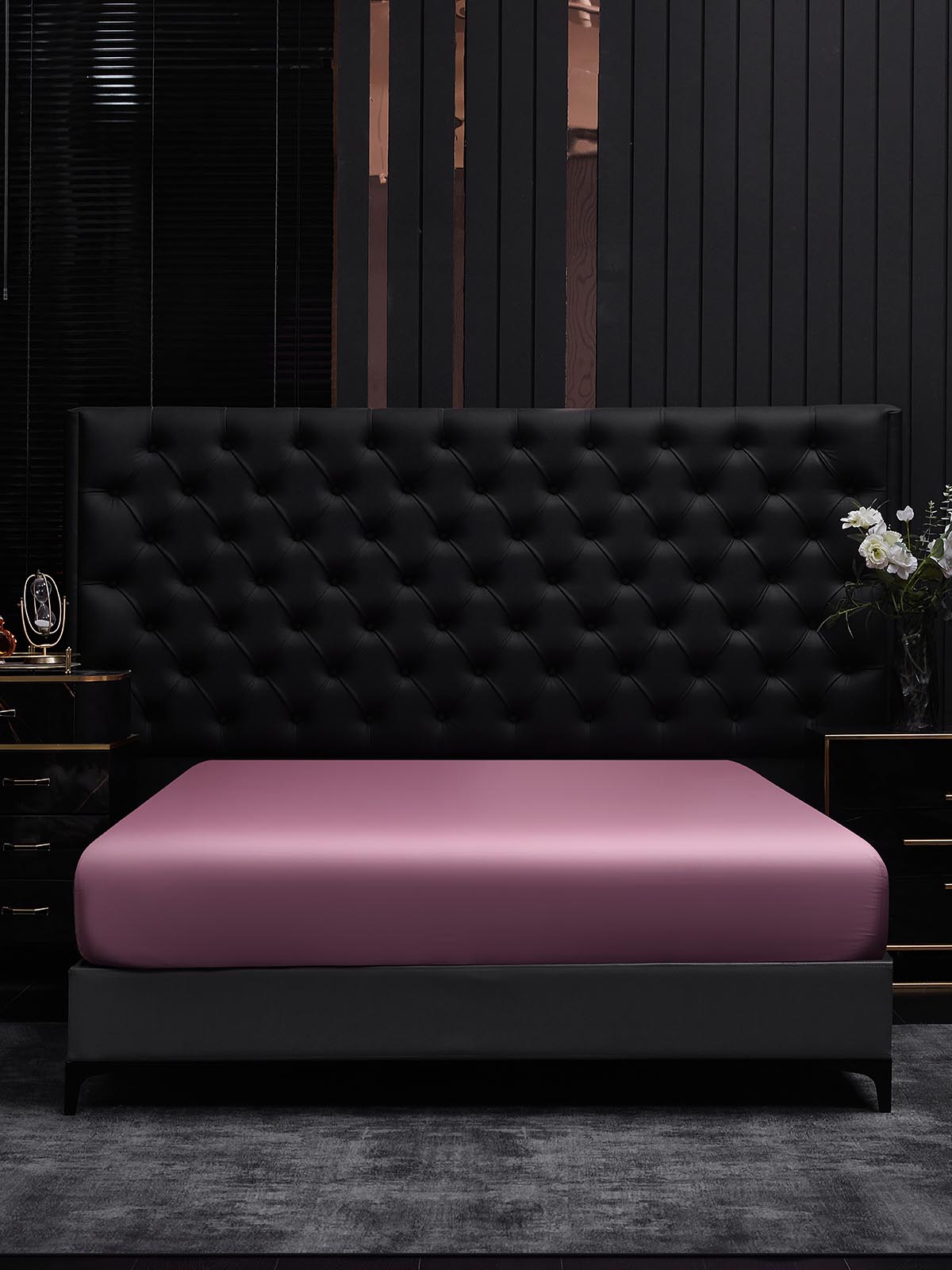 [Mauve Orchid] SilkSilky-UK 25Momme Pure Silk Sheet 002