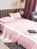 SilkSilky UK 19Momme Pure Silk Bedding Set Pink 005