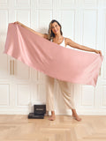 SilkSilky UK Pure Silk Scarf Pink 006