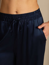 [DarkBlue] SilkSilky-UK 19Momme Silk Womens Pants 006
