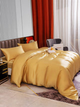 [Champagne] SilkSilky-UK 22Momme Pure Silk Bedding Set 003,