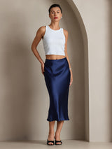 [Dark Blue] SilkSilky-UK Skirt 004