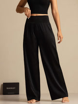 [Black] SilkSilky-UK 19Momme Silk Womens Pants 005