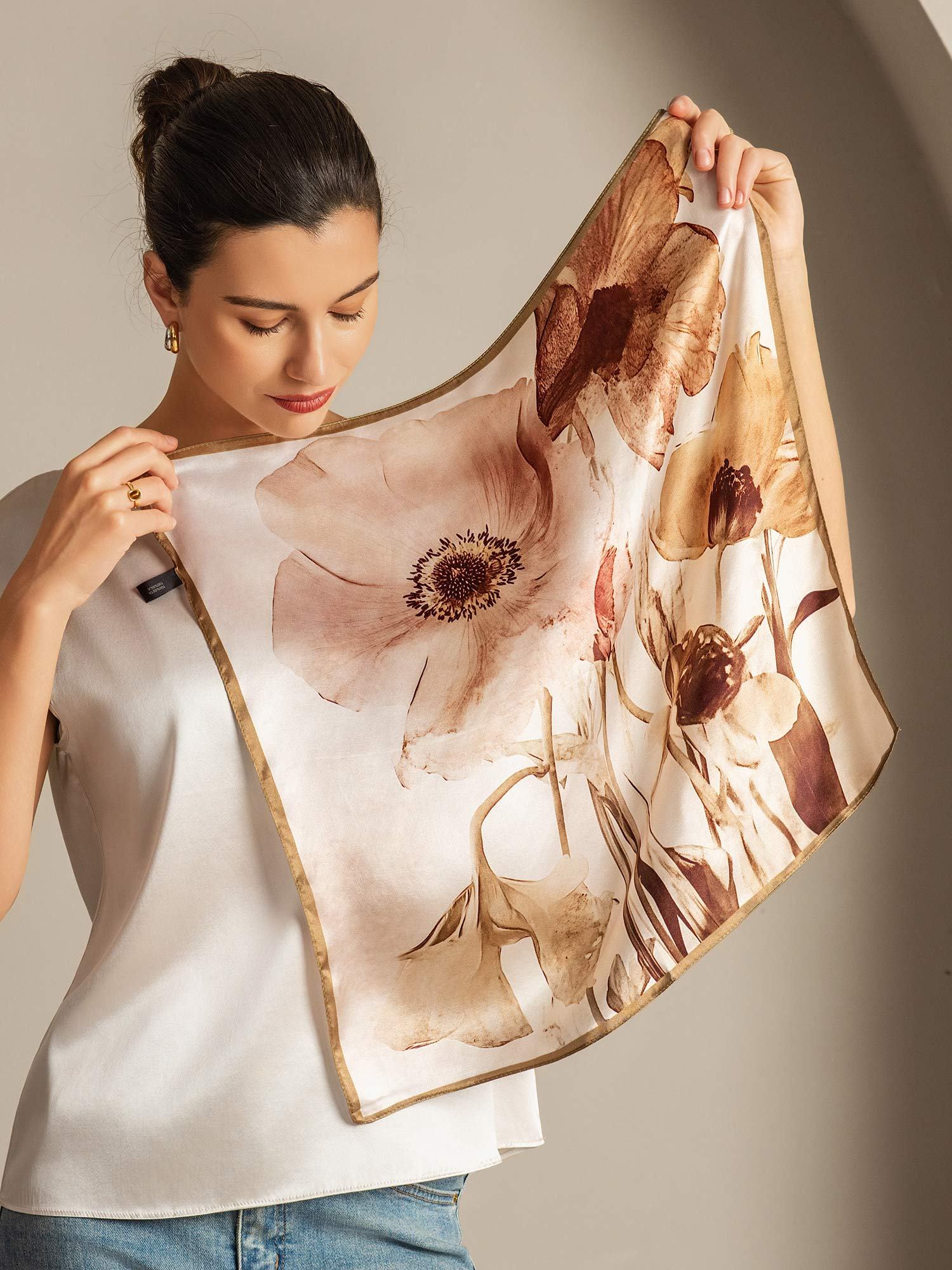 [P092] SilkSilky-UK Pure Silk Scarf 002