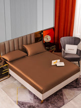 [Coffee] SilkSilky-UK 22Momme Bed Linen Set 002
