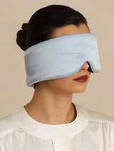 [DarkBlue+LightBlue] SilkSilky-UK Sleep Mask 001