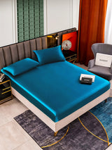 [Teal] SilkSilky-UK 25Momme Bed Linen Set 001