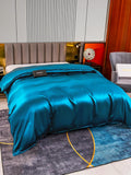 SilkSilky UK 22Momme Pure Silk Duvet Cover Teal 002