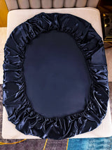 [Dark Blue] SilkSilky-UK 25Momme Bed Linen Set 003