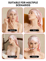 [Light Pink] SilkSilky-UK Sleep Cap 007