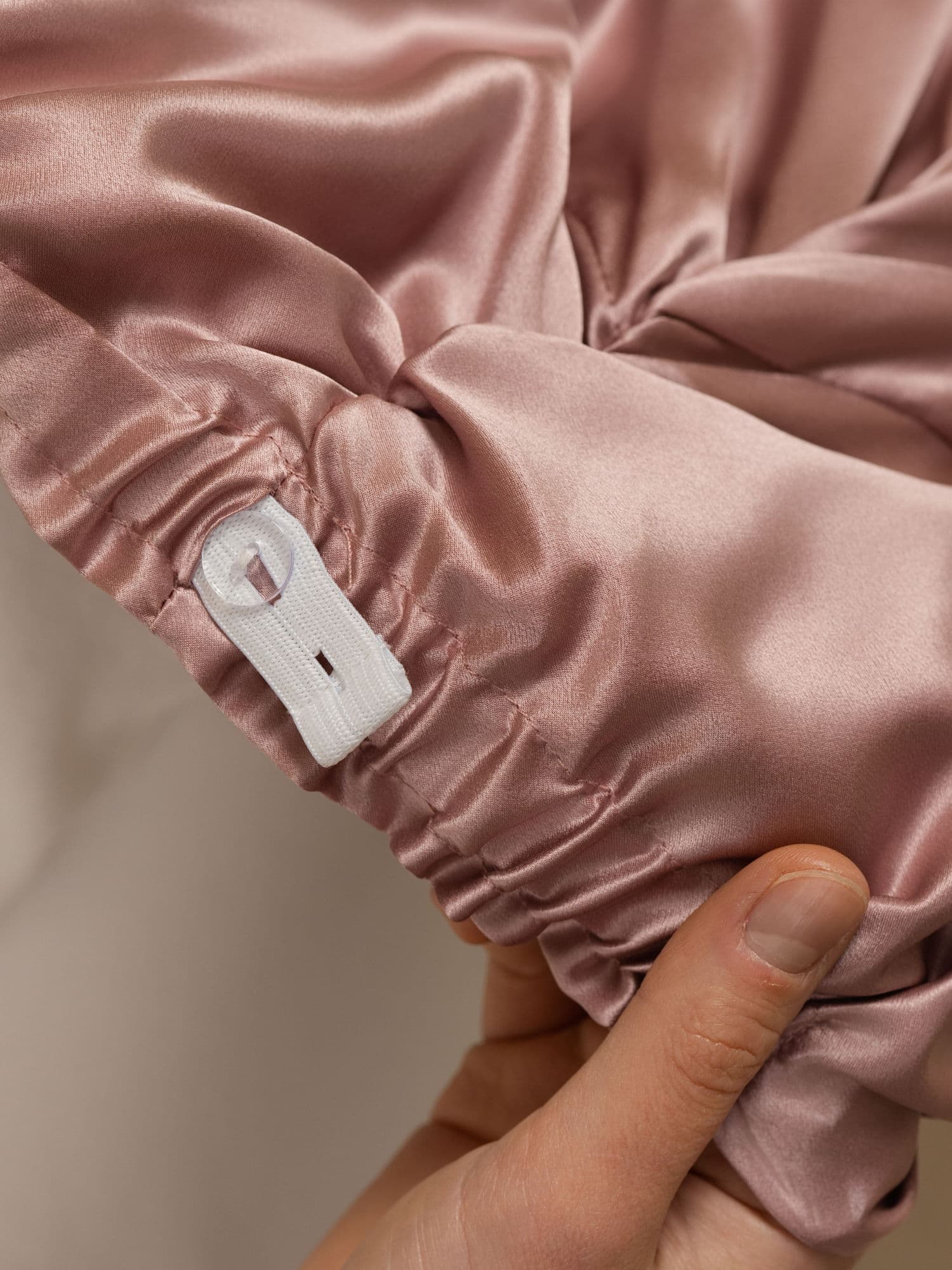 [Pale Mauve] SilkSilky-UK 22Momme Sleep Cap 004