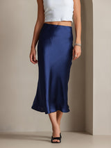[Dark Blue] SilkSilky-UK Skirt 003