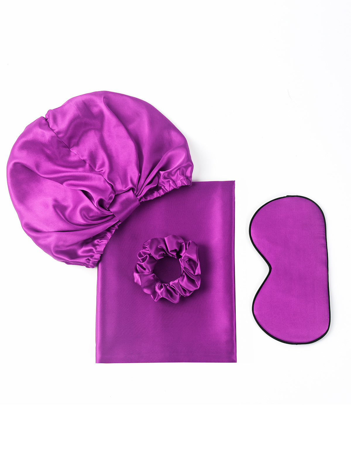 SilkSilky UK 19Momme Pure Silk Pillowcase Set Purple 001