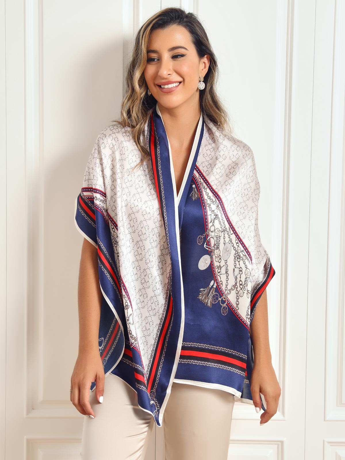 [P024] SilkSilky-UK Pure Silk Scarf 004,