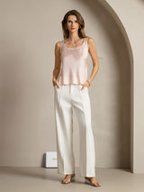 [Pink] SilkSilky-UK Sleeveless Camisole 004