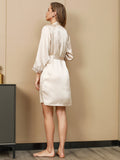 SilkSilky-UK-3/4-Sleeve-Nightgown&Robe-Set-Ivory-002