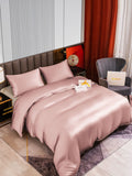 SilkSilky UK 22Momme Pure Silk Bedding Set PaleMauve 002