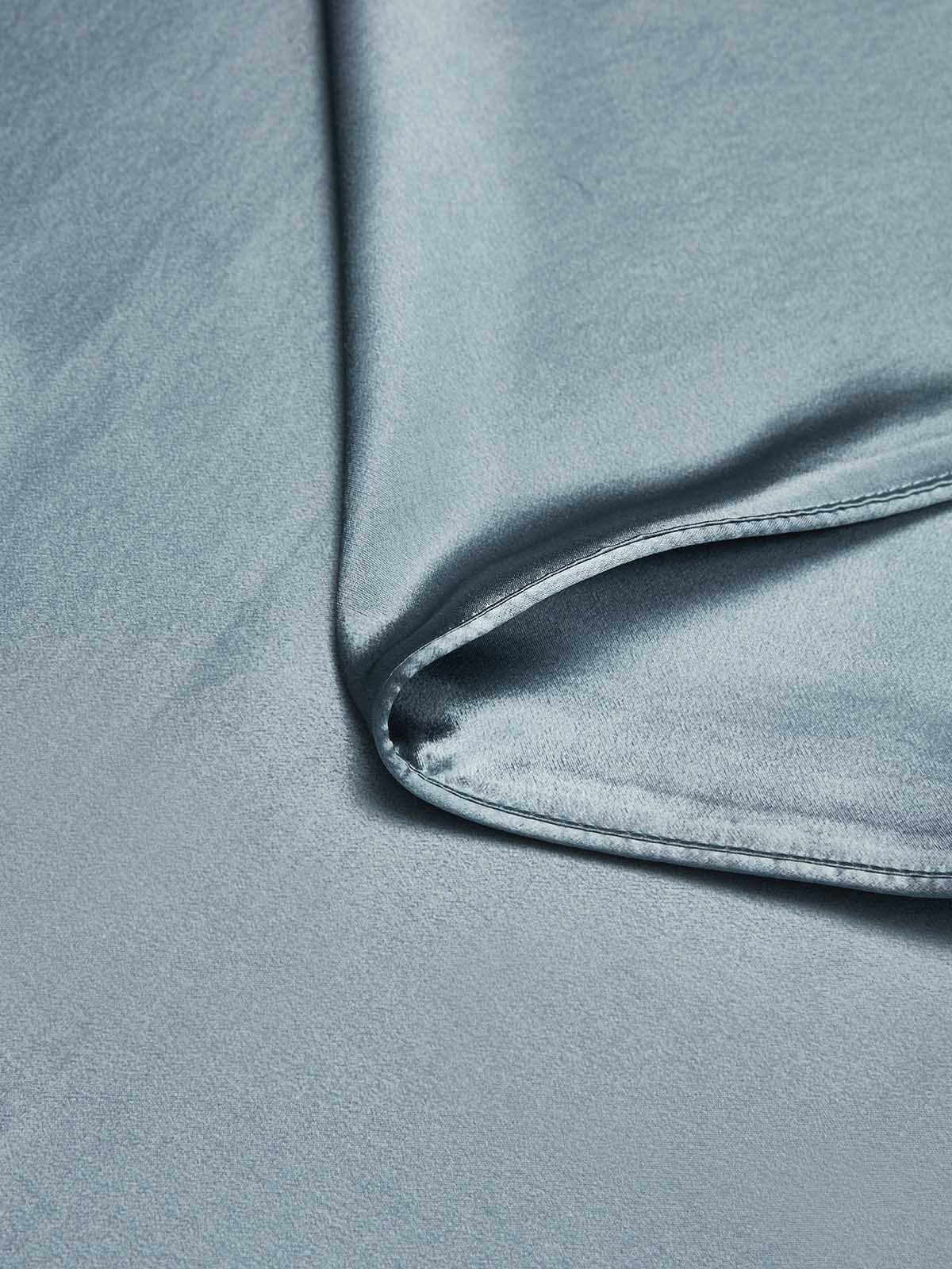 [Grayish Blue] SilkSilky-UK 22Momme Pure Silk Duvet Cover 004