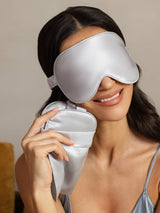 [Silver] SilkSilky-UK Sleep Mask 001