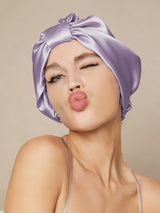 [Lavender] SilkSilky-UK Sleep Cap 001