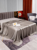 SilkSilky UK 22Momme Pure Silk Sheet Gray 002