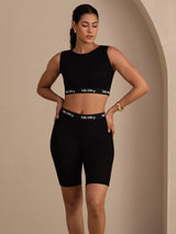 [Black] SilkSilky-UK Sleeveless Crew Neck Camisole 005