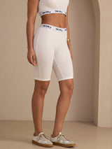 [White] SilkSilky-UK Womens Shorts 005