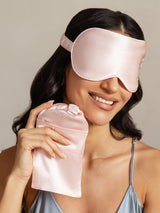 [Pink] SilkSilky-UK Sleep Mask 005