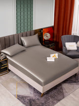 [Gray] SilkSilky-UK 25Momme Bed Linen Set 001