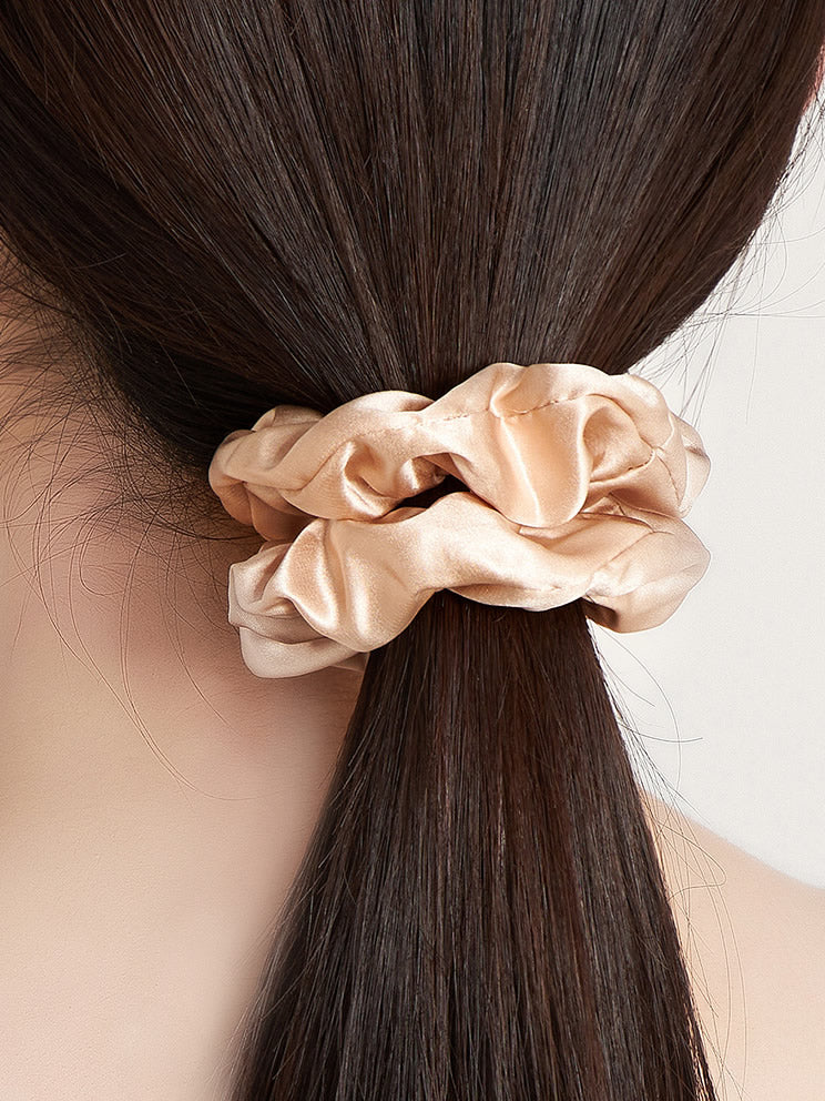 SilkSilky-UK 19Momme Pure Silk Scrunchie 020 002